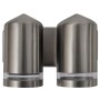 Aplique de pared cónico, LED e inoxidable de vidaXL, Iluminación de exterior - Ref: Foro24-41103, Precio: 25,30 €, Descuento: %