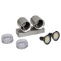 Aplique de pared cónico, LED e inoxidable de vidaXL, Iluminación de exterior - Ref: Foro24-41103, Precio: 25,30 €, Descuento: %