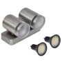 Aplique de pared cónico, LED e inoxidable de vidaXL, Iluminación de exterior - Ref: Foro24-41103, Precio: 25,30 €, Descuento: %