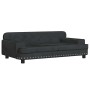 Cama para perros de terciopelo negro 90x53x30 cm en Camas para perros | Comprar online en Foru.es