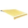 Toldo de lona amarillo y blanco 6x3 m (sin estructura) de vidaXL, Toldos - Ref: Foro24-141018, Precio: 63,46 €, Descuento: %