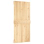 Puerta corredera con herrajes madera maciza de pino 95x210 cm en Puertas | Comprar online en Foru.es