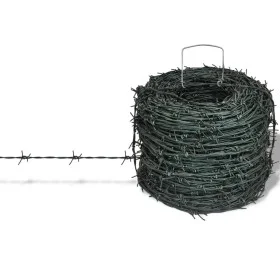 Barbed wire wire roll 100 m by vidaXL, Chains, wire and rope - Ref: Foro24-141077, Price: 36,61 €, Discount: %