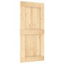 Puerta corredera con herrajes madera maciza de pino 95x210 cm en Puertas | Comprar online en Foru.es