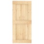 Puerta corredera con herrajes madera maciza de pino 95x210 cm en Puertas | Comprar online en Foru.es