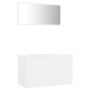 Juego de muebles de baño madera de ingeniería blanco de vidaXL, Muebles de baño - Ref: Foro24-3071594, Precio: 226,34 €, Desc...