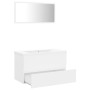 Juego de muebles de baño madera de ingeniería blanco de vidaXL, Muebles de baño - Ref: Foro24-3071594, Precio: 226,34 €, Desc...