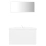 Juego de muebles de baño madera de ingeniería blanco de vidaXL, Muebles de baño - Ref: Foro24-3071594, Precio: 226,34 €, Desc...