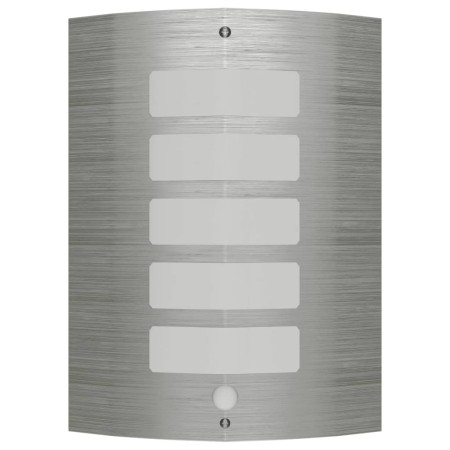 Aplique de pared inoxidable con sensor de movimiento de vidaXL, Iluminación de exterior - Ref: Foro24-41098, Precio: 34,38 €,...
