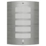 Aplique de pared inoxidable con sensor de movimiento de vidaXL, Iluminación de exterior - Ref: Foro24-41098, Precio: 34,38 €,...