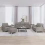 Sofa set with cushions 4 pieces taupe gray fabric by vidaXL, Sofas - Ref: Foro24-3201257, Price: 641,38 €, Discount: %
