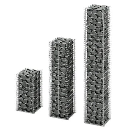 Gabion wall baskets galvanized wire 3 units by vidaXL, fence panels - Ref: Foro24-141048, Price: 55,14 €, Discount: %