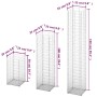 Cestas de muro de gaviones alambre galvanizado 3 unidades de vidaXL, Paneles de vallas - Ref: Foro24-141048, Precio: 58,26 €,...