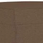 Reposapiés de tela marrón 70x55x41 cm de vidaXL, Otomanas - Ref: Foro24-349274, Precio: 59,85 €, Descuento: %