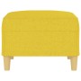 Reposapiés de tela amarillo claro 70x55x41 cm de vidaXL, Otomanas - Ref: Foro24-349276, Precio: 61,66 €, Descuento: %