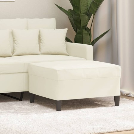 Reposapiés de terciopelo crema 70x55x41 cm de vidaXL, Otomanas - Ref: Foro24-349325, Precio: 58,00 €, Descuento: %