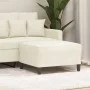 Reposapiés de terciopelo crema 70x55x41 cm de vidaXL, Otomanas - Ref: Foro24-349325, Precio: 57,62 €, Descuento: %
