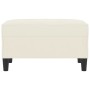Reposapiés de terciopelo crema 70x55x41 cm de vidaXL, Otomanas - Ref: Foro24-349325, Precio: 58,00 €, Descuento: %