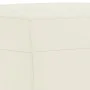 Reposapiés de terciopelo crema 70x55x41 cm de vidaXL, Otomanas - Ref: Foro24-349325, Precio: 57,62 €, Descuento: %