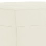 Reposapiés de terciopelo crema 70x55x41 cm de vidaXL, Otomanas - Ref: Foro24-349325, Precio: 58,00 €, Descuento: %