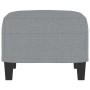 Reposapiés de tela gris claro 60x50x41 cm de vidaXL, Otomanas - Ref: Foro24-349327, Precio: 55,66 €, Descuento: %