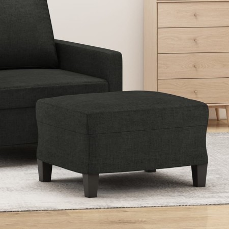 Reposapiés de tela negro 60x50x41 cm de vidaXL, Otomanas - Ref: Foro24-349331, Precio: 56,34 €, Descuento: %
