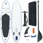Set de paddel surf tabla SUP inflable azul y blanco de vidaXL, Paddleboards - Ref: Foro24-90633, Precio: 143,29 €, Descuento: %