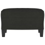 Reposapiés de tela negro 60x50x41 cm de vidaXL, Otomanas - Ref: Foro24-349331, Precio: 56,34 €, Descuento: %