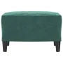 Reposapiés de terciopelo verde oscuro 60x50x41 cm de vidaXL, Otomanas - Ref: Foro24-349295, Precio: 58,70 €, Descuento: %