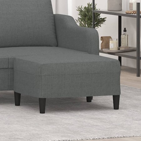 Reposapiés de tela gris oscuro 70x55x41 cm de vidaXL, Otomanas - Ref: Foro24-349304, Precio: 60,12 €, Descuento: %