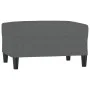 Reposapiés de tela gris oscuro 70x55x41 cm de vidaXL, Otomanas - Ref: Foro24-349304, Precio: 59,56 €, Descuento: %