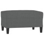 Reposapiés de tela gris oscuro 70x55x41 cm de vidaXL, Otomanas - Ref: Foro24-349304, Precio: 60,12 €, Descuento: %