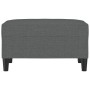Reposapiés de tela gris oscuro 70x55x41 cm de vidaXL, Otomanas - Ref: Foro24-349304, Precio: 60,12 €, Descuento: %