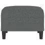 Reposapiés de tela gris oscuro 70x55x41 cm de vidaXL, Otomanas - Ref: Foro24-349304, Precio: 59,56 €, Descuento: %