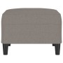 Reposapiés de tela gris taupe 70x55x41 cm de vidaXL, Otomanas - Ref: Foro24-349310, Precio: 58,33 €, Descuento: %