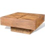 Mesa de centro cuadrada de madera de mango marrón de vidaXL, Mesas de centro - Ref: Foro24-241132, Precio: 243,15 €, Descuent...