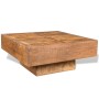 Mesa de centro cuadrada de madera de mango marrón de vidaXL, Mesas de centro - Ref: Foro24-241132, Precio: 243,15 €, Descuent...