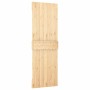 Puerta corredera con herrajes madera maciza de pino 70x210 cm en Puertas | Comprar online en Foru.es