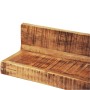 Estantes de pared 2 uds madera maciza de vidaXL, Estantes y estanterías - Ref: Foro24-241088, Precio: 122,22 €, Descuento: %