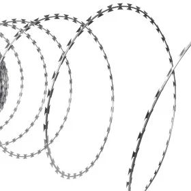 Helical concertina barbed wire galvanized steel 60 m by vidaXL, Chains, wire and rope - Ref: Foro24-141076, Price: 37,86 €, D...