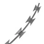 Helical concertina barbed wire galvanized steel 60 m by vidaXL, Chains, wire and rope - Ref: Foro24-141076, Price: 37,86 €, D...