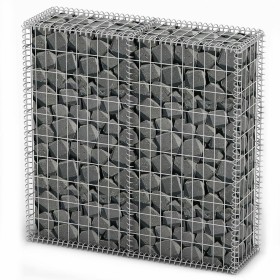 Cesta para muro de gaviones de alambre galvanizado 100x100x30cm de vidaXL, Paneles de vallas - Ref: Foro24-141041, Precio: 60...