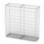 Cesta para muro de gaviones de alambre galvanizado 100x100x30cm de vidaXL, Paneles de vallas - Ref: Foro24-141041, Precio: 60...