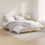 Estructura de cama madera de ingeniería roble Sonoma 140x190 cm de vidaXL, Camas y somieres - Ref: Foro24-832072, Precio: 116...