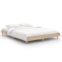 Estructura de cama madera de ingeniería roble Sonoma 140x190 cm de vidaXL, Camas y somieres - Ref: Foro24-832072, Precio: 116...