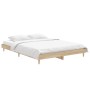Estructura de cama madera de ingeniería roble Sonoma 140x190 cm de vidaXL, Camas y somieres - Ref: Foro24-832072, Precio: 116...