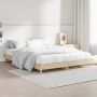 Estructura de cama madera de ingeniería roble Sonoma 140x190 cm de vidaXL, Camas y somieres - Ref: Foro24-832072, Precio: 116...
