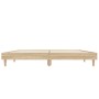 Estructura de cama madera de ingeniería roble Sonoma 140x190 cm de vidaXL, Camas y somieres - Ref: Foro24-832072, Precio: 116...
