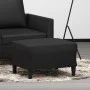 Reposapiés de cuero sintético negro 60x50x41 cm de vidaXL, Otomanas - Ref: Foro24-349287, Precio: 70,14 €, Descuento: %