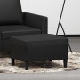 Reposapiés de cuero sintético negro 60x50x41 cm de vidaXL, Otomanas - Ref: Foro24-349287, Precio: 71,58 €, Descuento: %